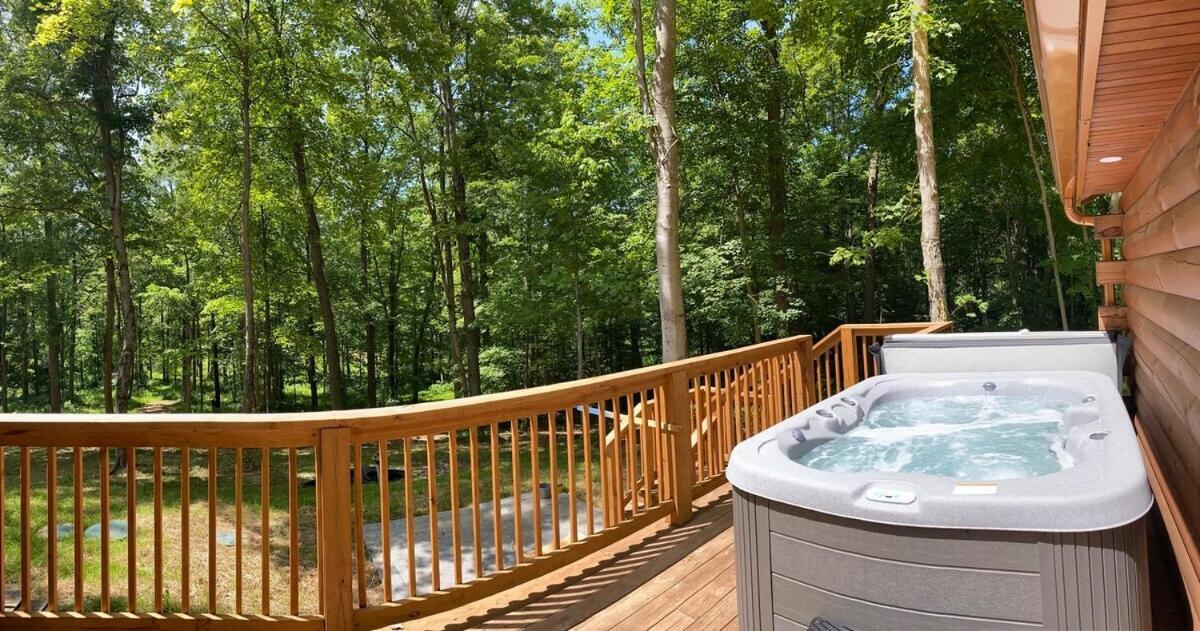 Secluded Wooded Cabin Near The Hocking Hills New Straitsville Eksteriør billede
